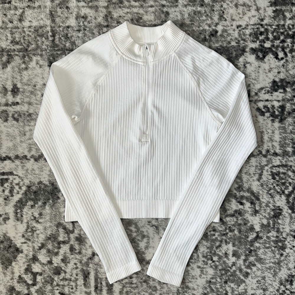 Lululemon Rest Less Cropped Half Zip